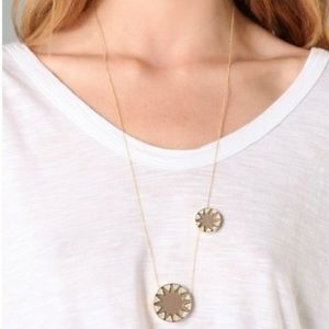 NWOT House of Harlow 1960 Double Sunburst Necklace